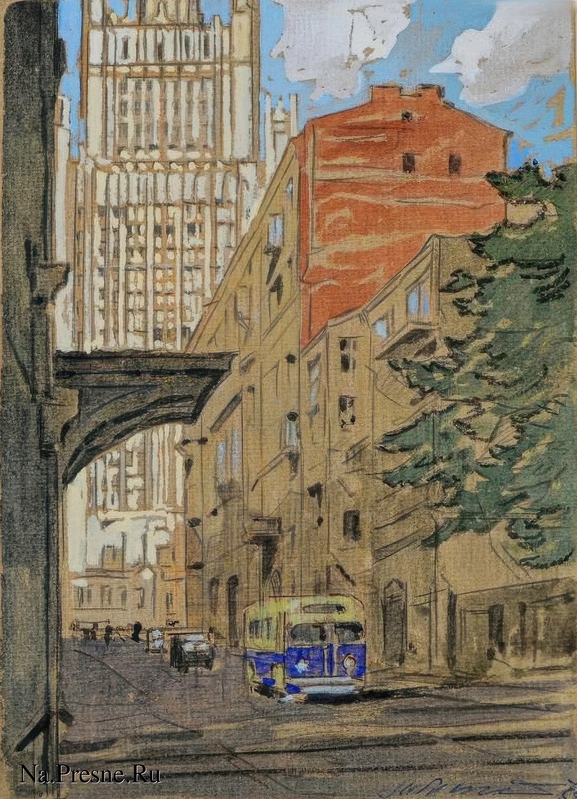 Михаил Маторин. Сивцев Вражек, 1973